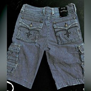 Rock Revival Classic Men’s Cargo Shorts Size 33